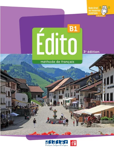 EDITO B1 3eme edition – Livre + Didierfle