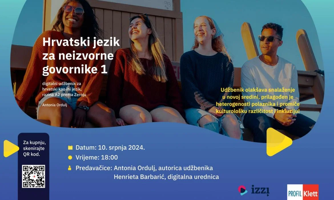 WEBINAR: Predstavljanje prvog digitalnog udžbenika za učenje hrvatskog jezika