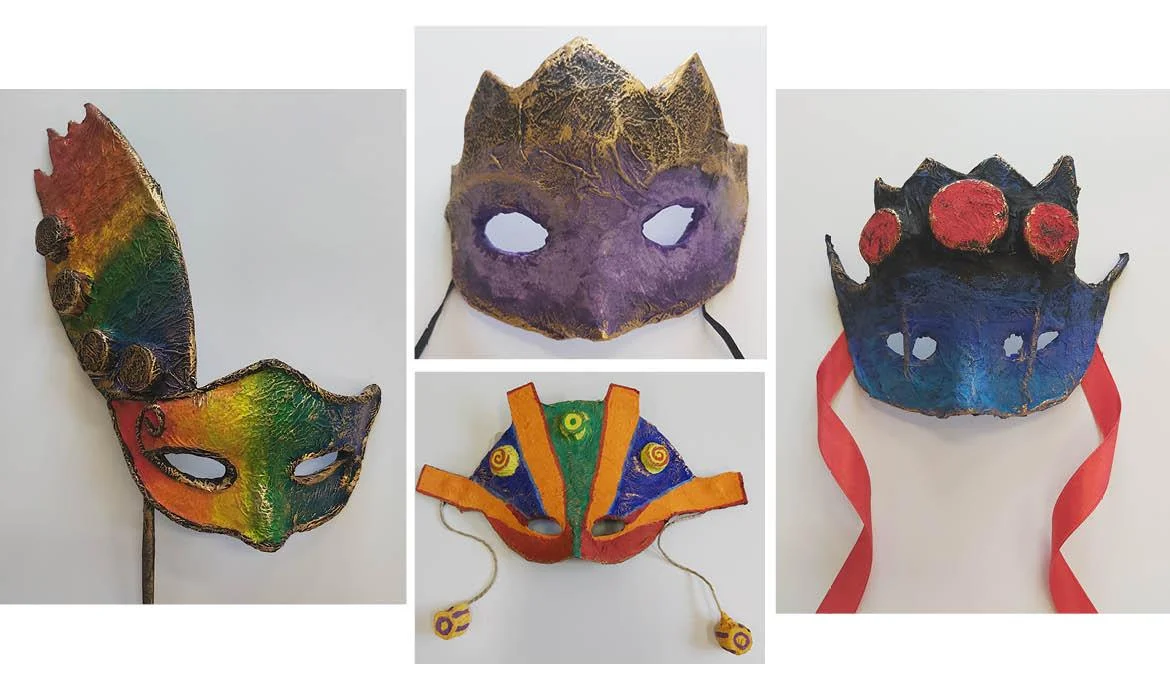Venecijanske maske u tehnici papier mâchéa