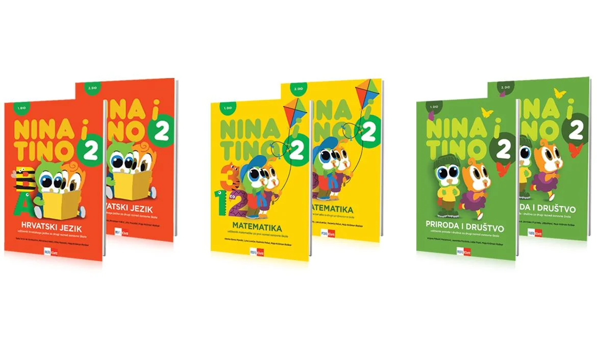 Nina i Tino 2, udžbenički komplet za drugi razred eksperimentalnih škola