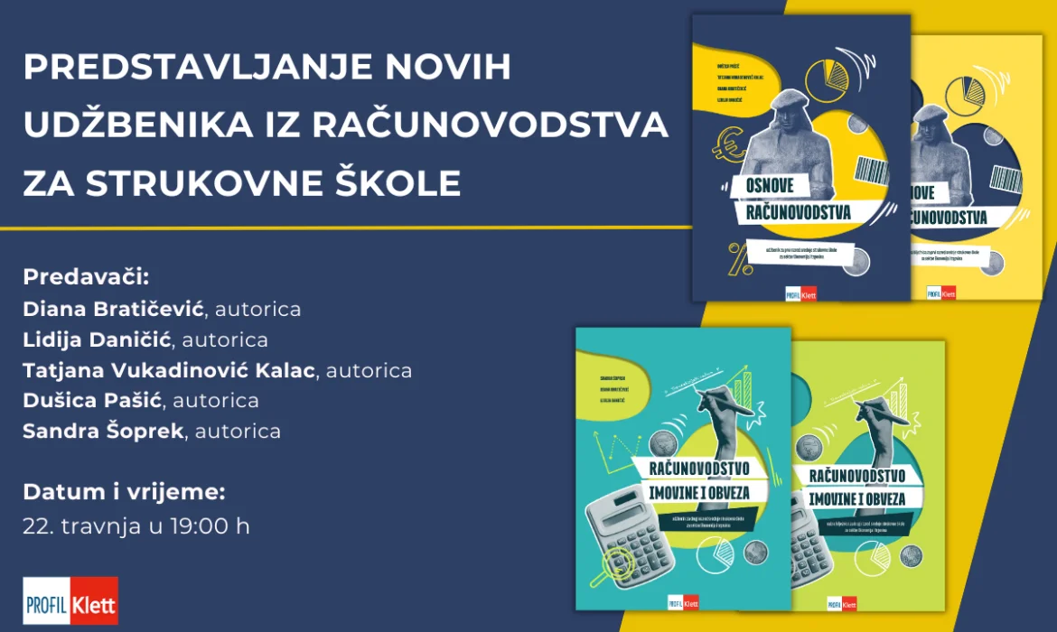 Predstavljanje novih udžbenika iz Računovodstva za strukovne škole