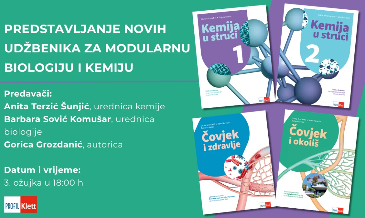 Predstavljanje novih udžbenika za modularnu Biologiju i Kemiju