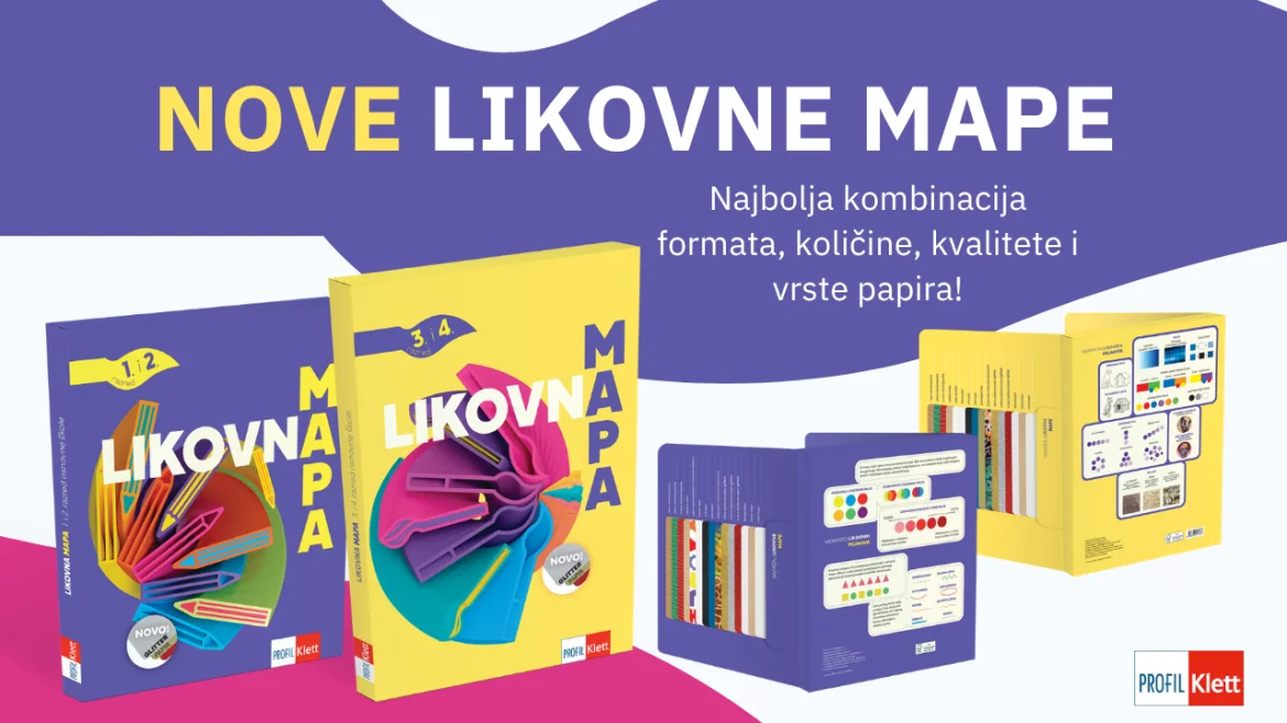 Nove likovne mape Profil Kletta – najbolja kombinacija količine, formata, kvalitete i vrste papira!