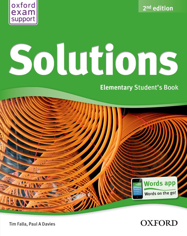 Naslovnica: SOLUTIONS 2nd ED ELEMENTARY 