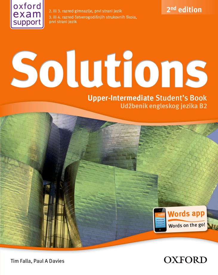 Naslovnica: SOLUTIONS 2nd ED UPPER-INTERMEDIATE SB 