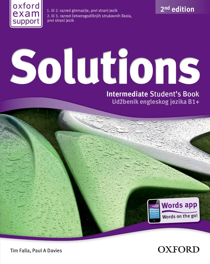 Naslovnica: SOLUTIONS 2nd ED INTERMEDIATE SB 