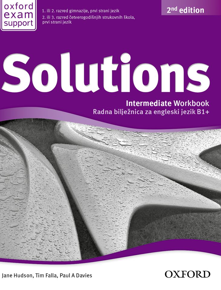 Naslovnica: SOLUTIONS 2nd ED INTERMEDIATE WB 