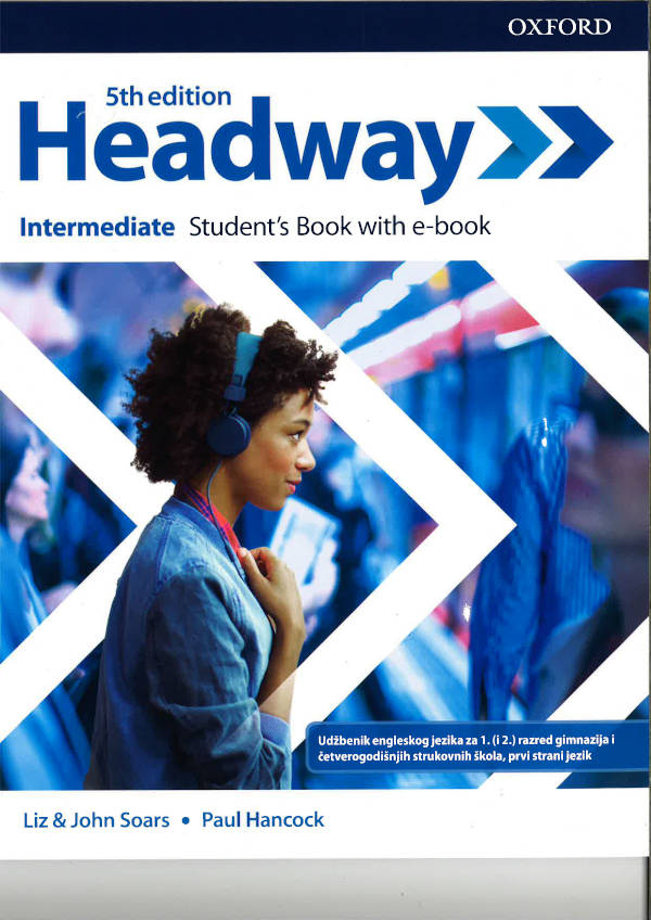 Naslovnica: HEADWAY 5th ED INTERMEDIATE SB (HR) 