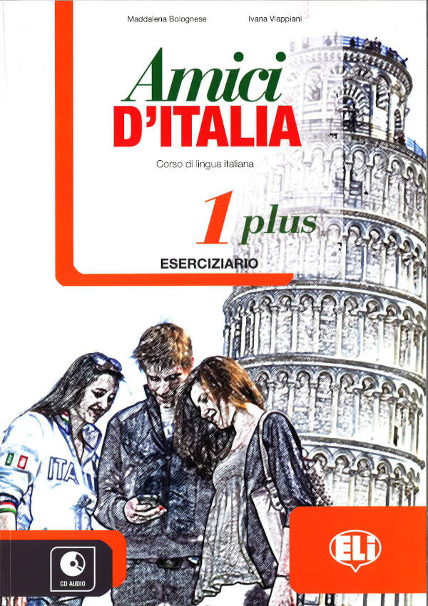 Naslovnica: AMICI D'ITALIA 1 PLUS quaderno + Audio CD 