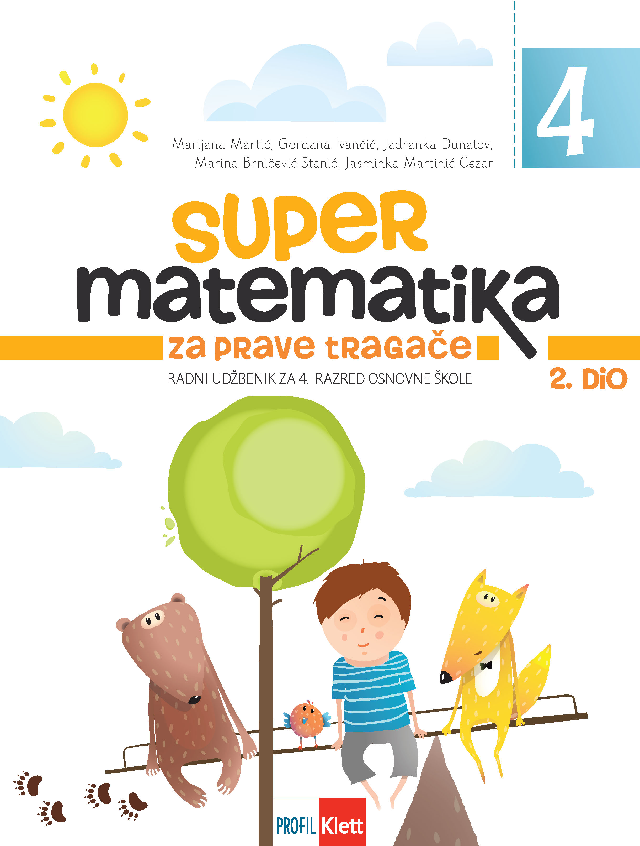 Naslovnica: SUPER MATEMATIKA ZA PRAVE TRAGAČE 4 