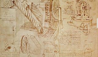Da Vincijeva skica vertikalne bušilice