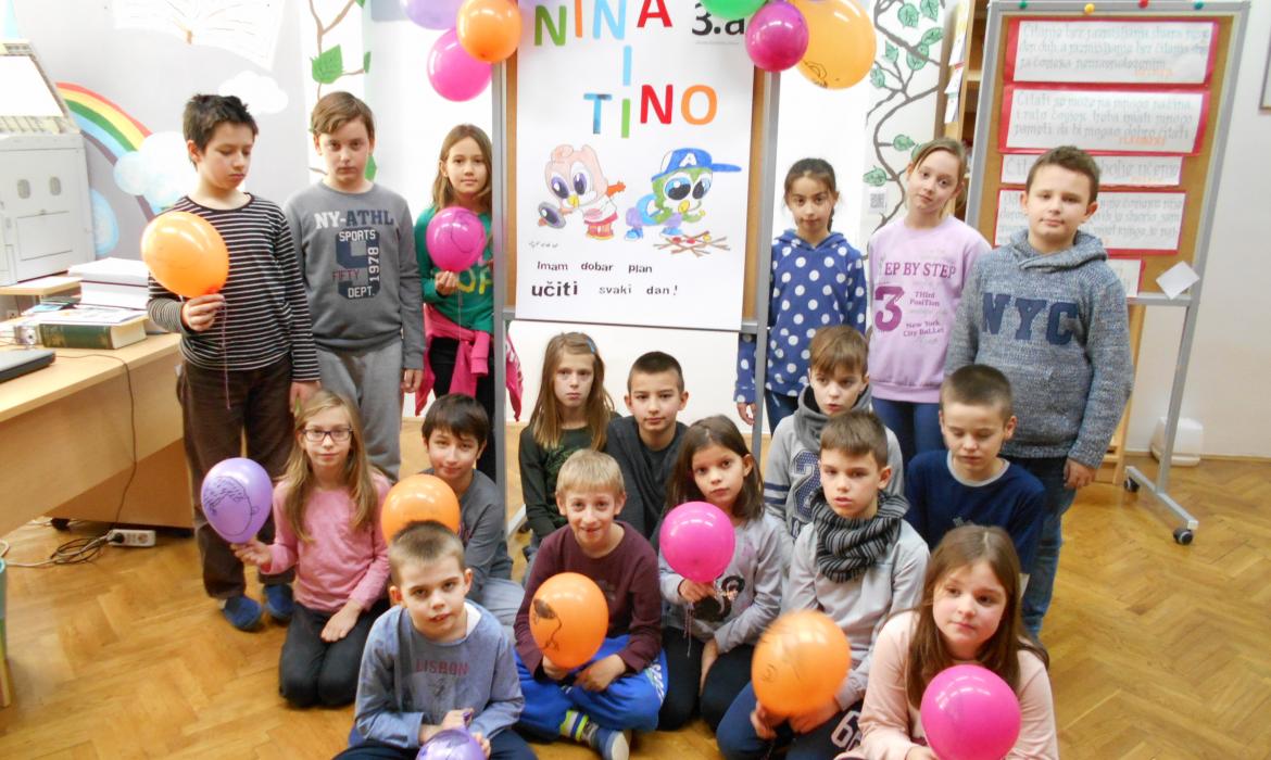 Učenici OŠ Siniše Glavaševića, učiteljica Biljana Krnjaić