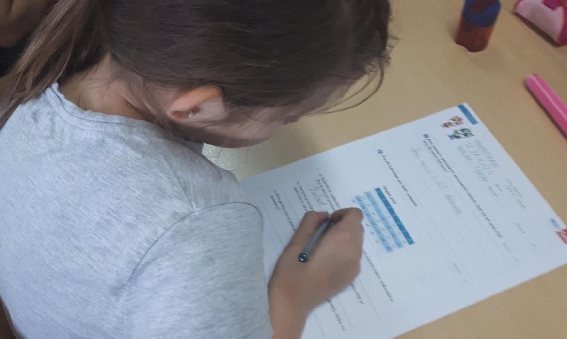 Učenica iz OŠ Antuna Branka Šimića, učiteljica Štefica Pozaić