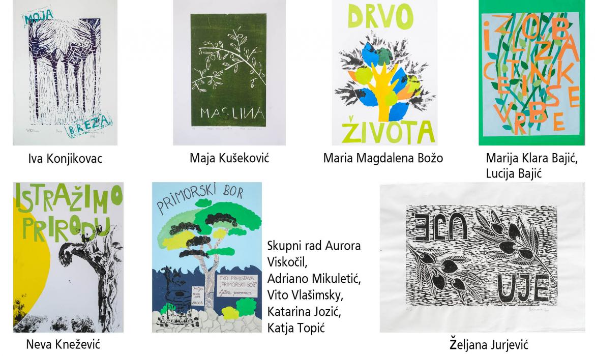 Posebna priznanja u kategoriji Dizajniram plakat „Stablo mog zavičaja“, PN, foto: Sanjin Kaštelan