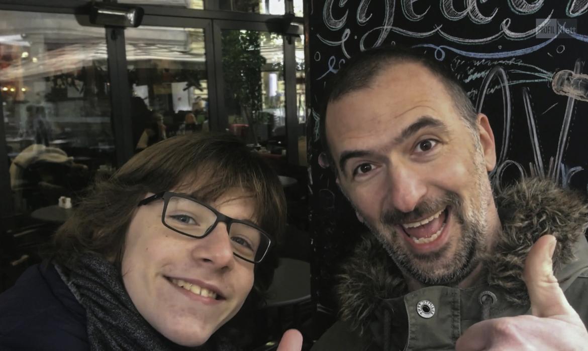 Marko s redateljem Danielom Kušanom