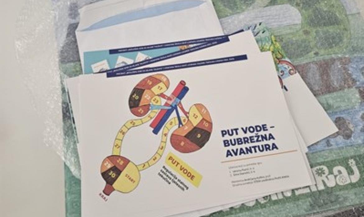 Slika 8. Edukativna igra na temu mokraćnog sustava.